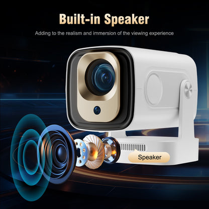 Magcubic HY310 Auto Focus 4K HD Mini Projector 330ANSI 1080P Android 11 Portable Cinema 5W Speaker Air Mouse Voice Control HY300