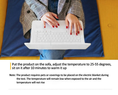 Almofada de aquecimento elétrica para animais de estimação 45×60cm cobertor para cães gatos almofada aquecedora de inverno à prova d'água tapetes para cães com temperatura ajustável Plugue EUA/Reino Unido/UE