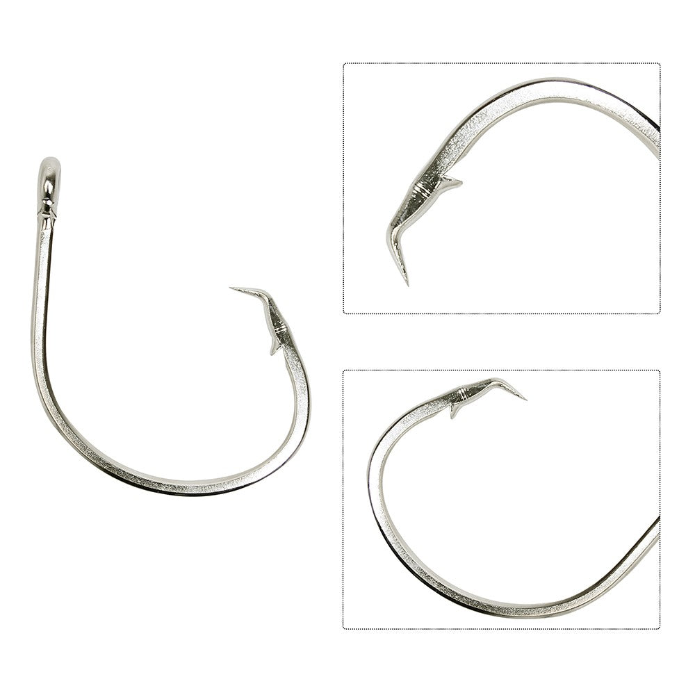 Anzol Easy Catch tamanho 28/0 de Aço Inox para Pesca Grande Forte Grosso Peixe Grande Atum