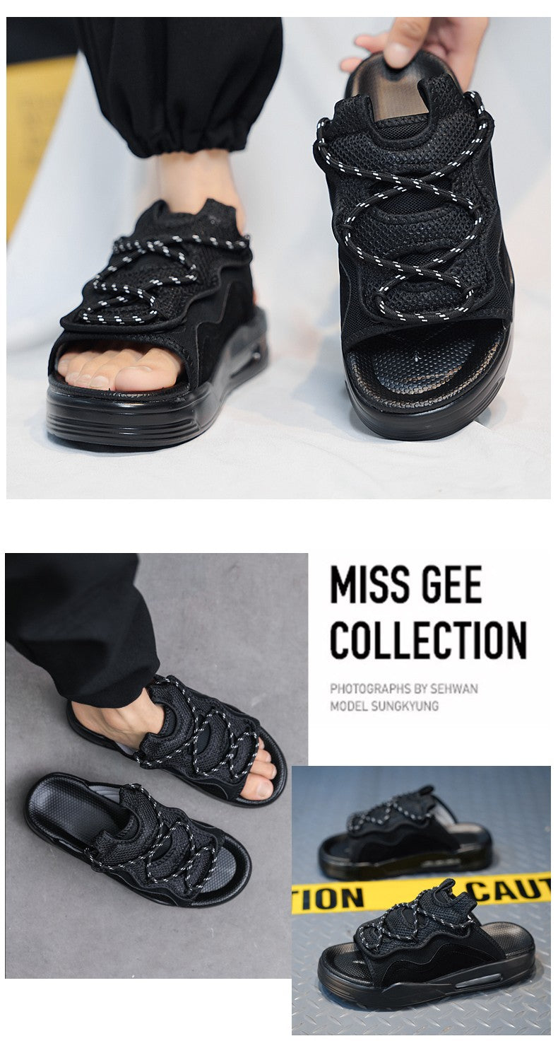 Hot Sale Men's Sandals Outdoor Thick Bottom Sports Casual Sandal for Men Summer Wear-resistant Mans Slipper Slip-on New Fashion