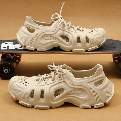 Super Cool Beach Sandals Comfortable Thick EVA Soles Antislip Outdoor Slippers Fashion Slides Street Normal Style Shoes