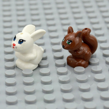 Creative DIY Model cute little Animal MOC Brick Building Blocks Pet Zoo Dog Duck Tortoise Penguin Cat Pig Bird Rabbit Toys