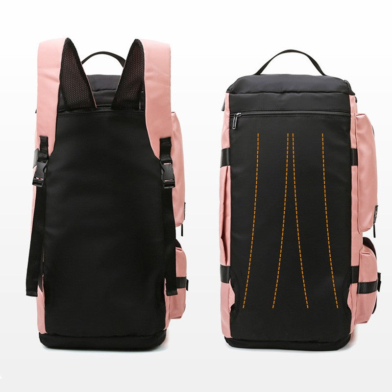 Gym Bags For Men Backpack Women Large Capacity Sports Duffle Traveling Bag With Shoes Compartment Sac De Yoga Sport Dropshipping