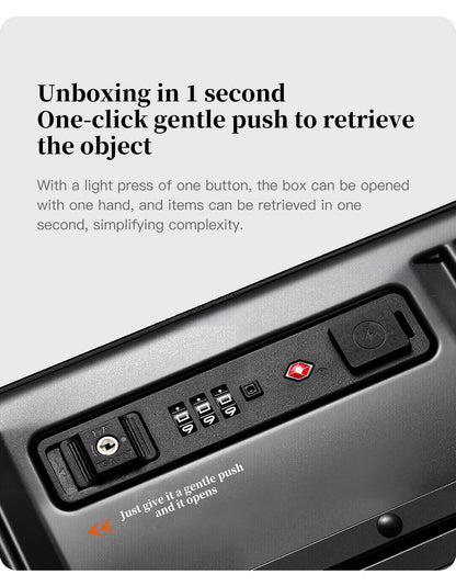 SUSHIMU 20-inch all-aluminum-magnesium alloy luggage with front opening, trolley suitcase, carry-on suitcase, metal travel