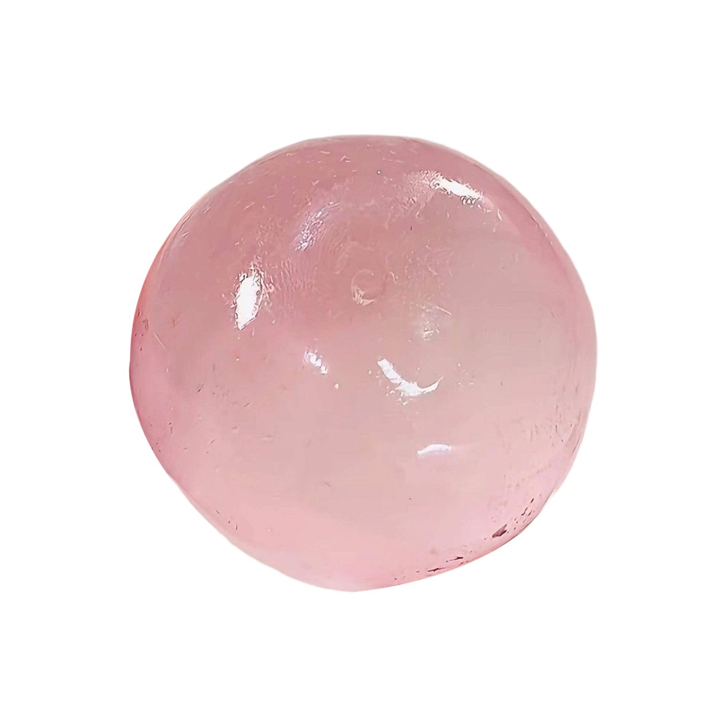 Transparent Squishy Ball Stress Relief Toy Anti Anxiety Squeeze Toy Crystal Decompression Gadget Fun Fidget Toy for Adults Kids