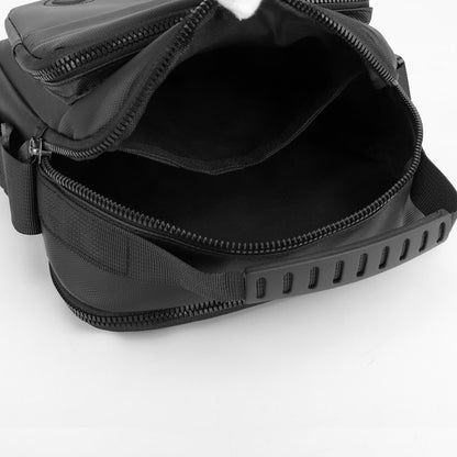 Men's Crossbody Bag - Multi-Compartment Business Shoulder Bag with Adjustable Strap, Compact Design for Travel & Everyday Use