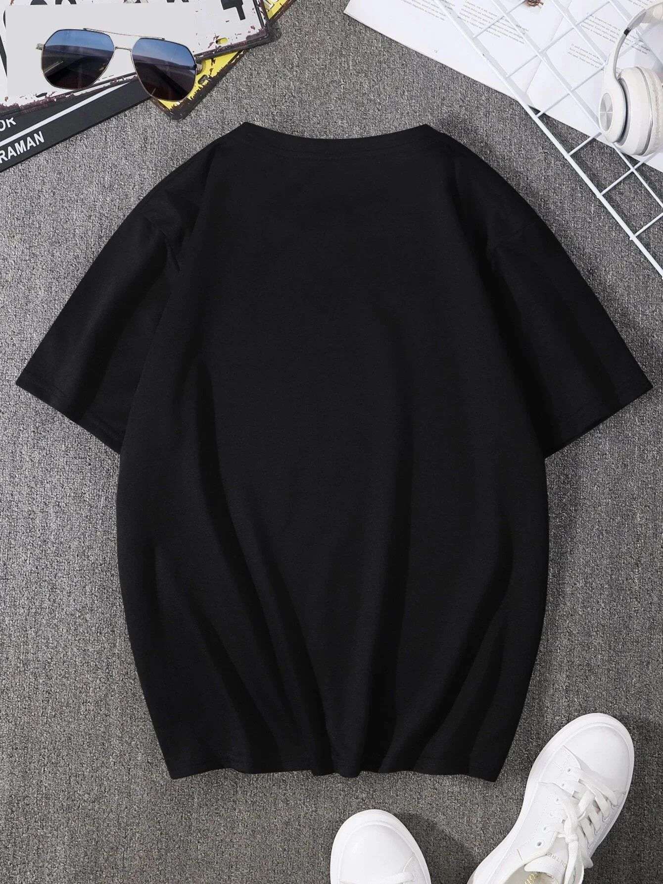 New Short Sleeved Hot Sell Mountain Peaks Printing Pure Cotton Tee Tops Round Neck White t Shirt Men Fashion Design T-Shirt