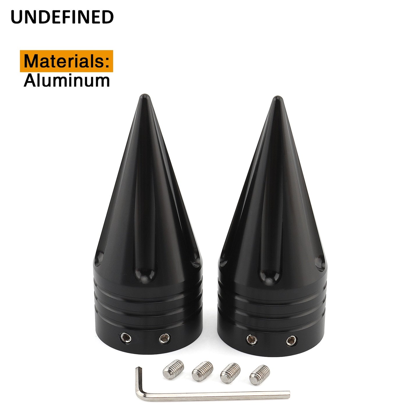 2 Peças Capas de Porca do Eixo Dianteiro CNC de Alumínio Preto/Cromado para Harley Sportster 883 1200 Dyna Touring Softail