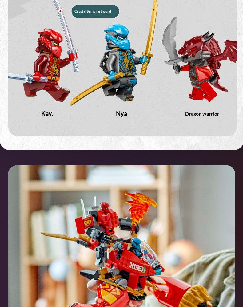 LEGO 71830 Tanque Robô da Tempestade do Kai Brinquedo Série Phantom Ninja Blocos de Construção Infantis para Presentes de Aniversário e Natal