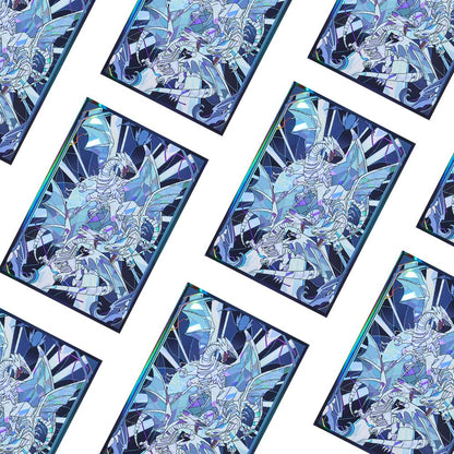 63x90mm 50-100pçs Protetores de Cartas Olhos Azuis Dragão Branco Anime para Jogos de Tabuleiro Cards Colecionáveis para YGO