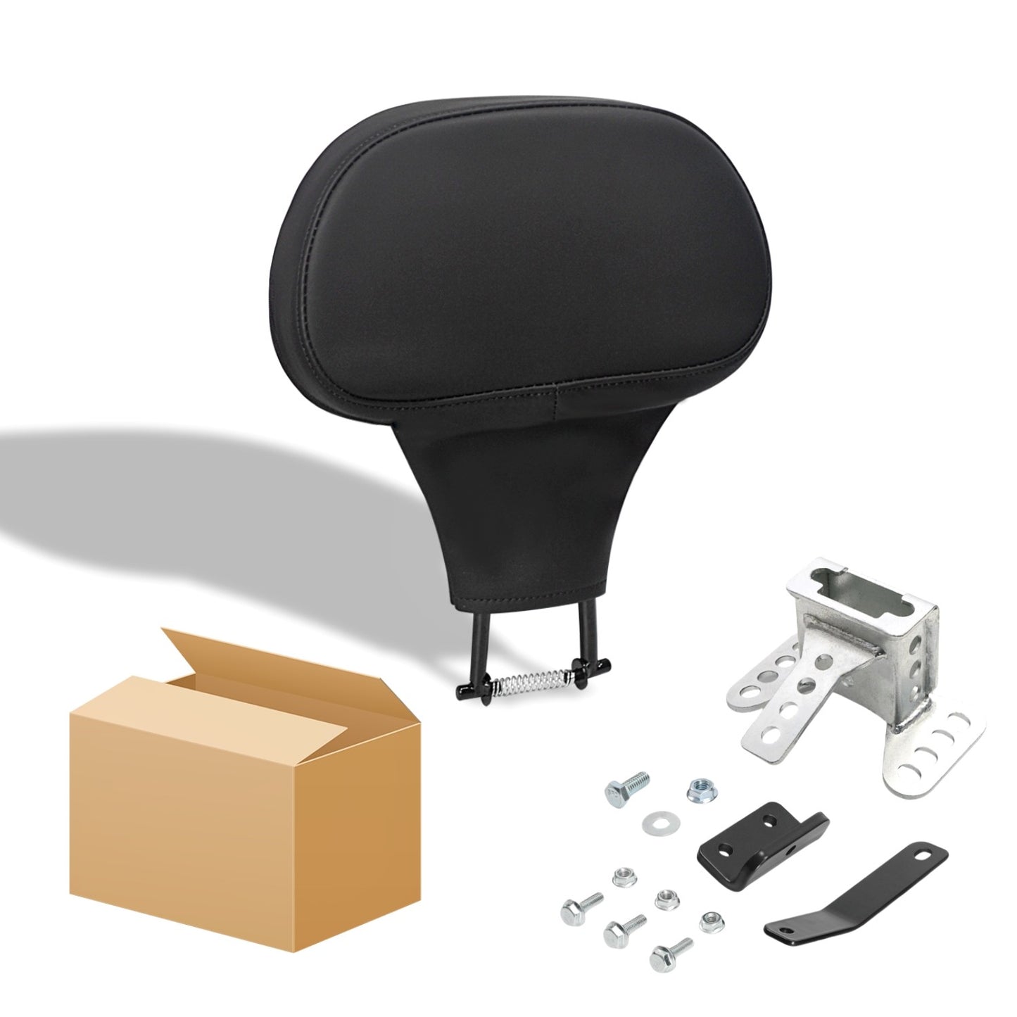 Encosto do Banco Dianteiro do Piloto de Motocicleta Ajustável para Harley Davidson Touring Road King Street Electra Glide 2009-2025