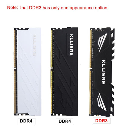 Memória Kllisre DDR3 DDR4 8GB 16GB Ram 1600 1866 2666 3200 MHz Memória de Desktop DIMM Não-ECC