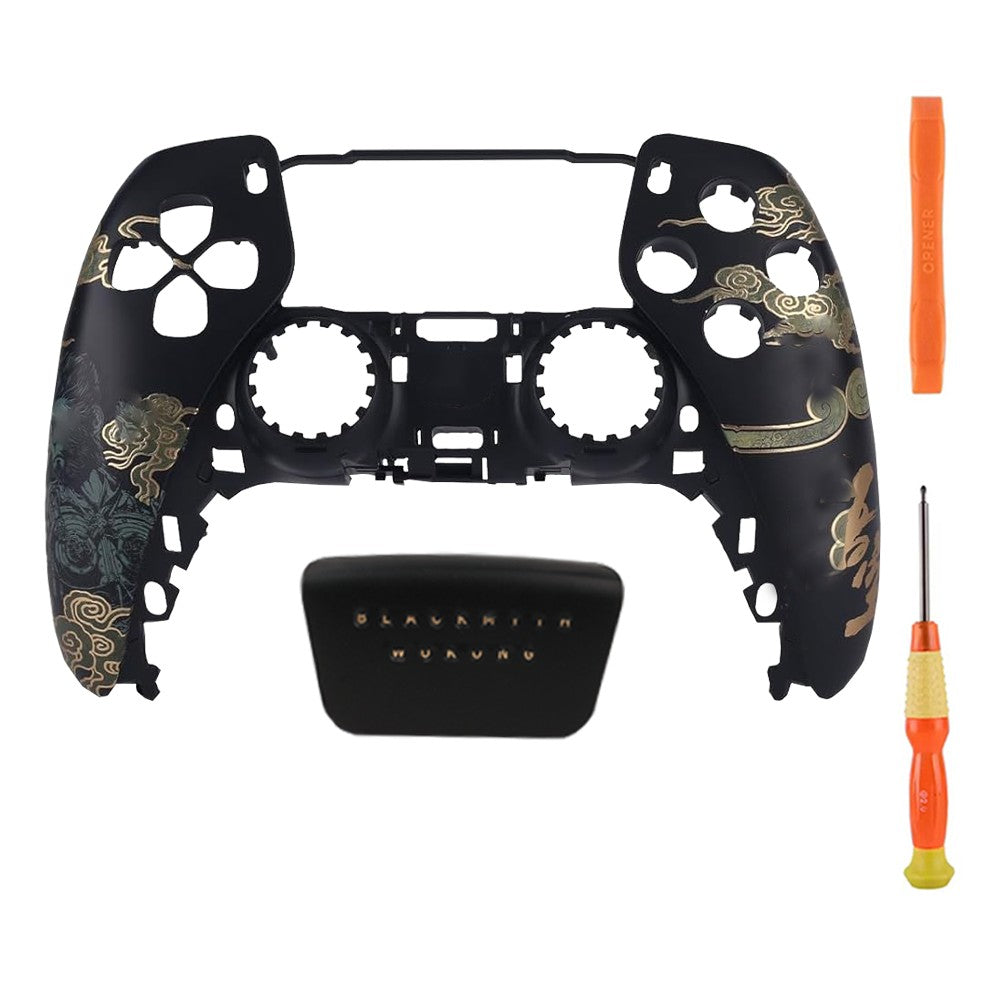 Replacement Front Shell with Touchpad For PS5 DualSense Controller BDM-010/020/030/040/050 Faceplate Housing DIY Custom Mod