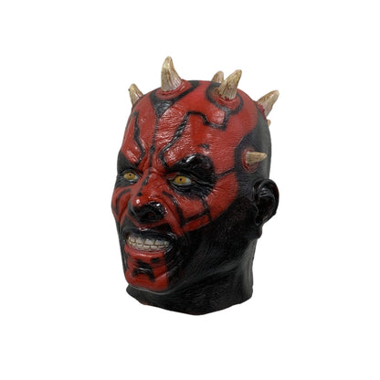 Jedi Knight Sidious Lightsaber Sith Alien Darth Maul Mask Halloween Mask Science Fiction Movie Props Darth Maul Cosplay Masques