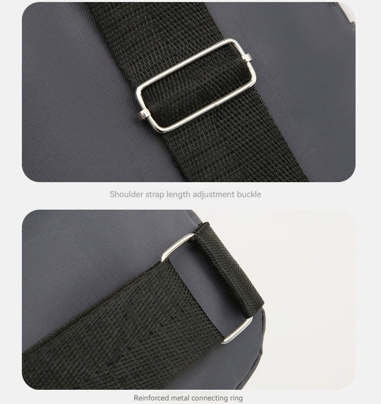 Rilibegan Nylon Men's Chest Bag 2023 New Portable Casual Shoulder Bag Trendy and Unique Design Crossbody Bag