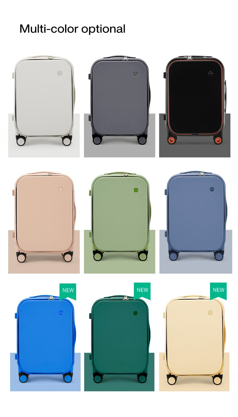 Mixi Patente Design Mala de Viagem com Estrutura de Alumínio Mala de Rodinhas de Bordo Bonita para Cabine 18 20 24 Polegadas M9260