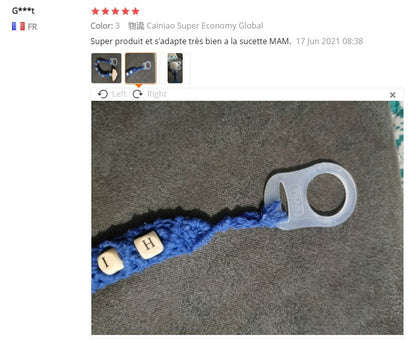 12pcs TYRY.HU Pacifier Adapter of Material Silicone for DIY Pacifier Chains Holder Clip Adapter Soother Teething Ribbon BPA Free