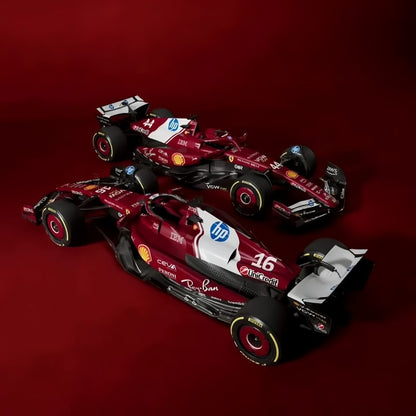 2025 Bburago 1:43 Ferrari SF-25 F1 16# Charles Leclerc 44# Lewis FORMULA1 Carro de Liga em Miniatura Diecast Modelo de Coleção Brinquedos Presente