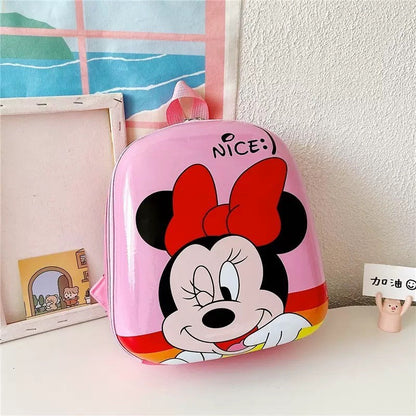 Nova Mochila Infantil Disney Bolsa Casca Dura Elsa Mochila Escolar Para Meninas Grande Capacidade Volta às Aulas