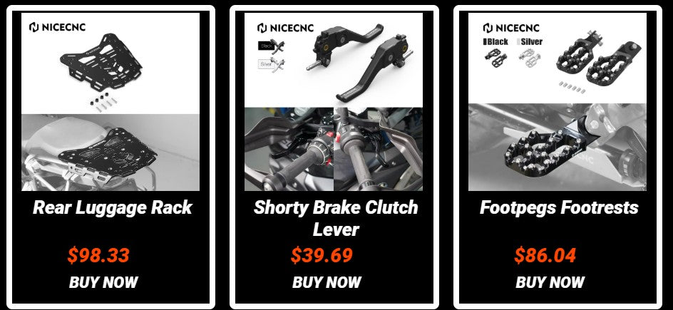 Para BMW R 1250 GS R1250GS Adventure 2018-2024 NICECNC Kit de Rebaixamento do Apoio de Pé do Passageiro R1250GS 2018-2023 R1250GSA R1250GS ADV