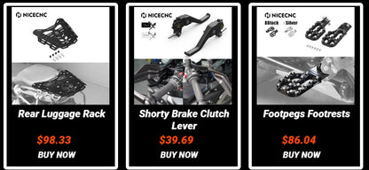 Para BMW R 1250 GS R1250GS Adventure 2018-2024 NICECNC Kit de Rebaixamento do Apoio de Pé do Passageiro R1250GS 2018-2023 R1250GSA R1250GS ADV