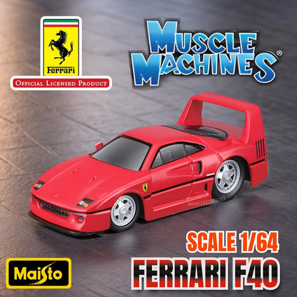 Maisto 1:64 Muscle Machines Nissan Skyline GT-R R34 Carro Modelo Diecast Escala American Monster Transport Figura Brinquedo Menino