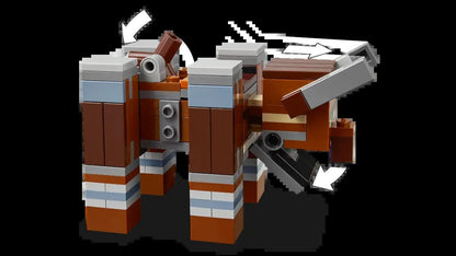 LEGO Blocos de Montar Meu Mundo Posto Avançado Predador e Blocos de Montar Clássicos Predador Brinquedos Presentes Infantis