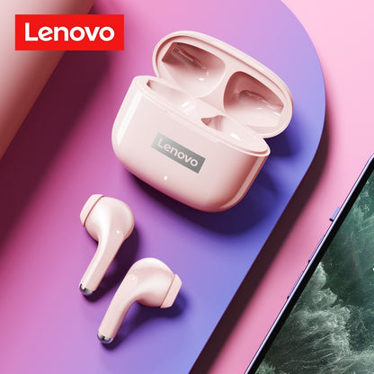 Fone de Ouvido TWS Original Lenovo LP40 Pro 100% Sem Fio Bluetooth 5.1 Esportivo com Redução de Ruído Controle de Toque 250mAh Novo 2022
