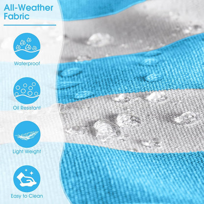 Large Capacity Stripe Tote Bag convenient Foldable Beach Bag?Shopping Bag Storage Bag?Perfect for Travel & Beach Play