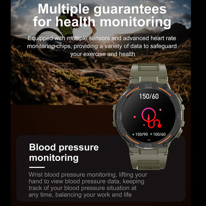 Smartwatch Militar de Outdoor 2025 Novo GPS Display Ultra HD de 1.52" Chamada Bluetooth Frequência Cardíaca IP69K À Prova D'água AI Smartwatch Masculino