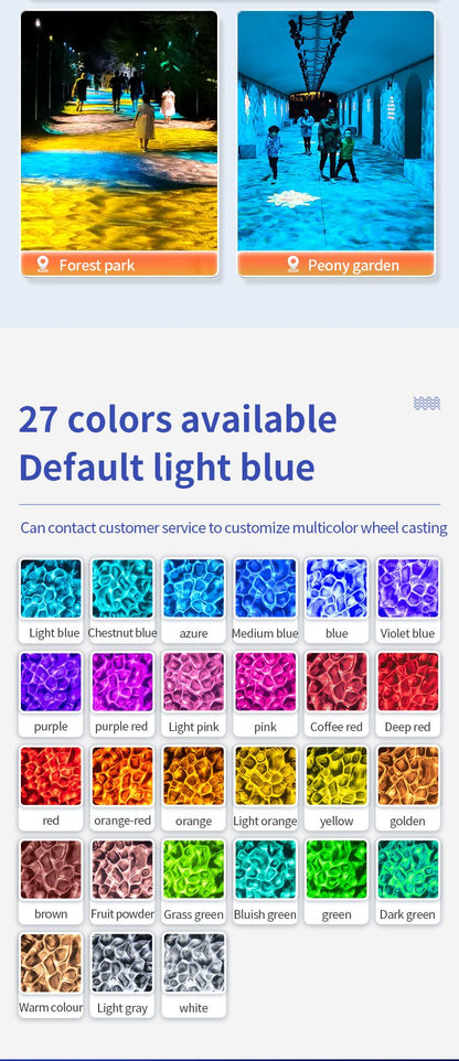 Waterproof Outdoor Water Wave Oecen Wave Light Water Wave Effect Projector with gobo projector