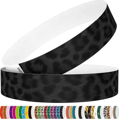 Red Flame 250pcs Tyvek Wristbands Colored Paper Event Wrist Bands Party Games Competitions Guest Gifts