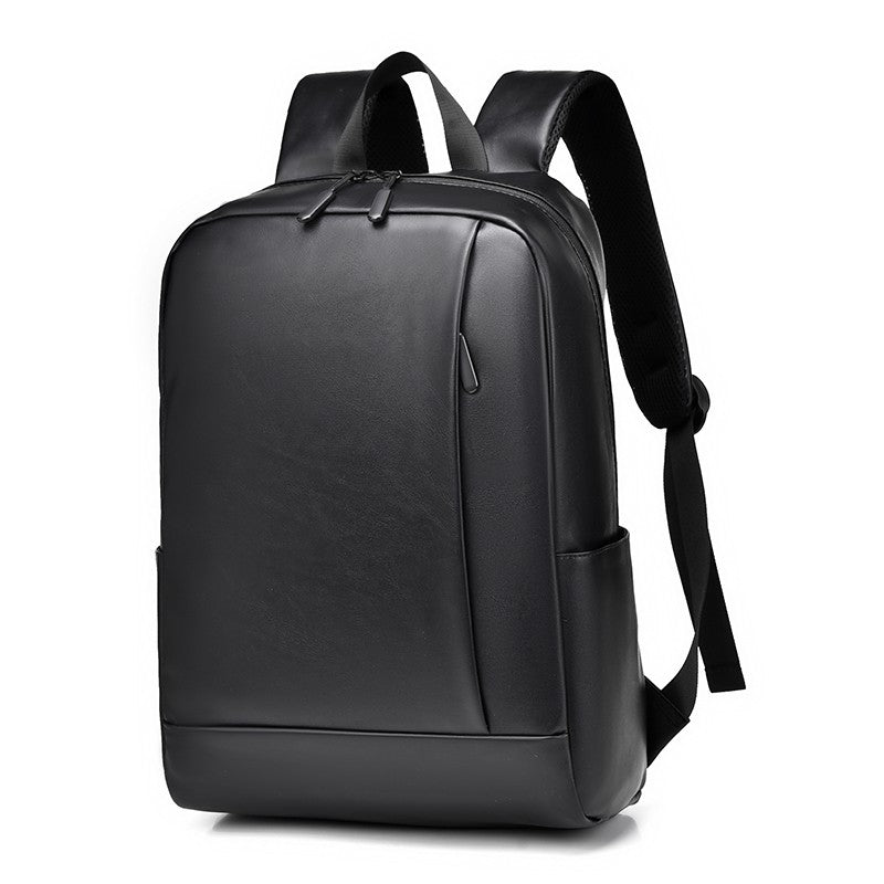 Fashionable and simple backpack, men's business laptop bag, large capacity, splash-proof, suitable for daily commuting, travel