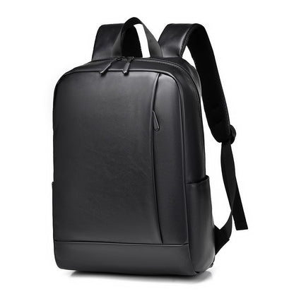 Fashionable and simple backpack, men's business laptop bag, large capacity, splash-proof, suitable for daily commuting, travel
