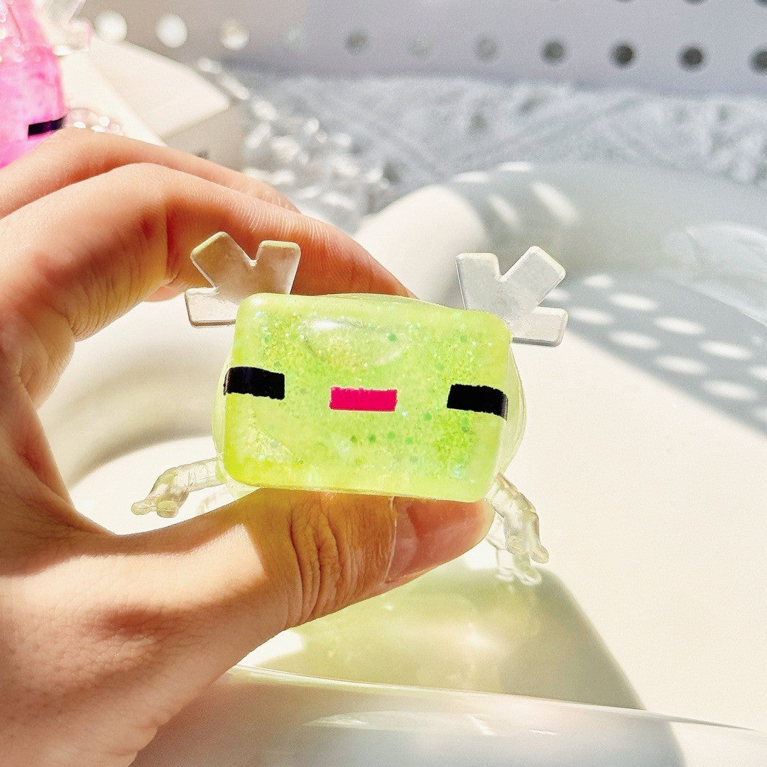 Cartoon Animals Axolotl Squeeze Toys To Relieve Stress Release Emotions Slowly Rebound And Decompress Toys Birthday Party Gifts