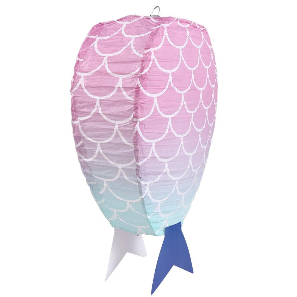 Blessing Wishing Fish Shaped Cute Candle Light Decoration Party Supplies Paper Lanterns