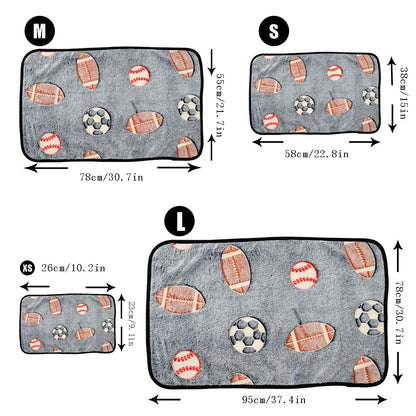 Cama Tapete Macia E Aconchegante Para Cães Pequenos E Grandes Estampa De Osso Estrela Abacate Colchão Quente Gato De Estimação Cobertor Para Dormir Suprimentos De Viagem Para Filhotes