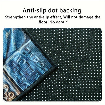 VIKAMA Christmas Elf Living Room & Bedroom Door Mat-Winter Holiday Decor With Anti-Slip Soft Material, Machine Washable