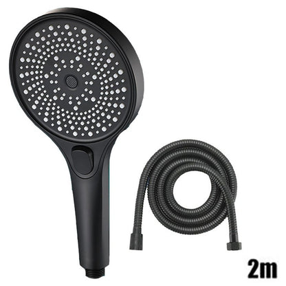Chuveiro de tela grande com 3 modos de velocidade, acessórios portáteis para chuveiro, suprimentos de banheiro, kit completo de acessórios de chuveiro