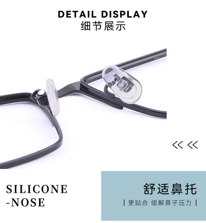 62MM Business Oversized Eyewear Frame Super Large Optical full frame glasses Big Head Metal Big Size reading  Glasses for men