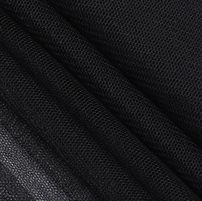 Sexy Net Yarn High-Waisted Irregular Skirt for Women Summer New European and Ame