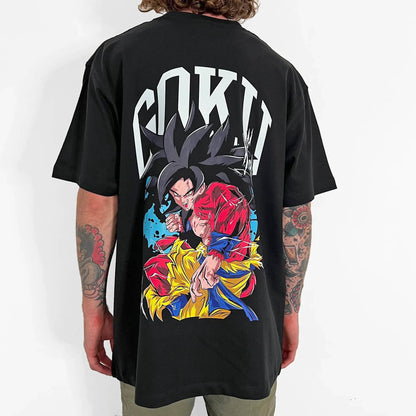 Dragon Ball 2025 Authentic Licensed T-Shirt - Son Goku Graphic Oversized Retro Tee, Comfortable Unisex Cotton for Fans