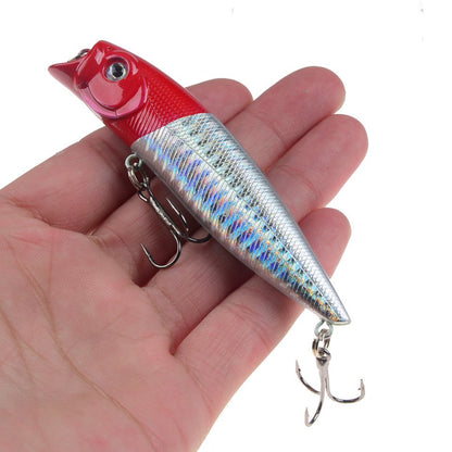 POETRYYI 1pc Isca de Pesca Artificial Popper 9cm/11g Popper de Superfície 17 Cores Isca Rígida Wobblers de Plástico Acessórios de Pesca