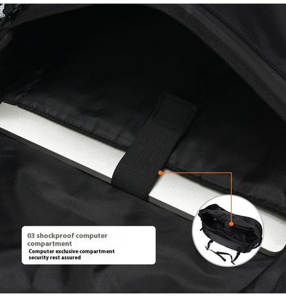 Causal Nylon Shoulder Man Bag Japanese Teenager School Laptop Sling Men's Bag Streetwear Travel Cross Bag Messenger Bags for Men