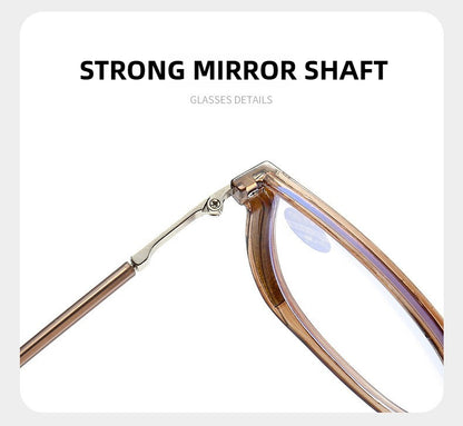 Anti Blue Light Reading Glasses for Women Stylish Dazzling Large Frame Set with Diamonds Plano Eyeglasses Presbyopic Eyewear