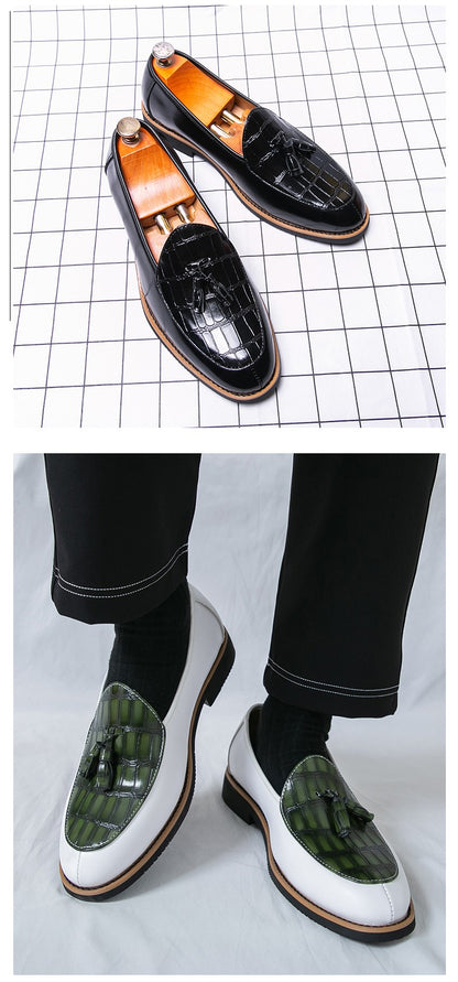 Big Size 47 Business Oxford Shoes Wedding Party Men Dress Shoes Breathable Leather Casual Men's Shoes British Style Loafers