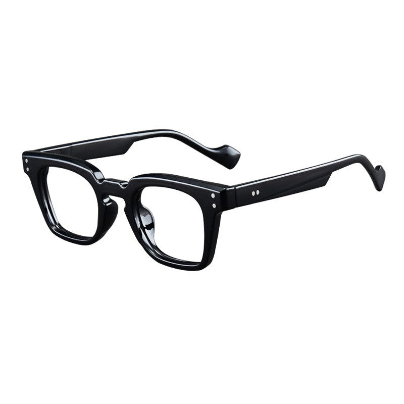 new square frame reading glasses retro printing glasses frame men women high-definition presbyopia glasses farsighted glasses
