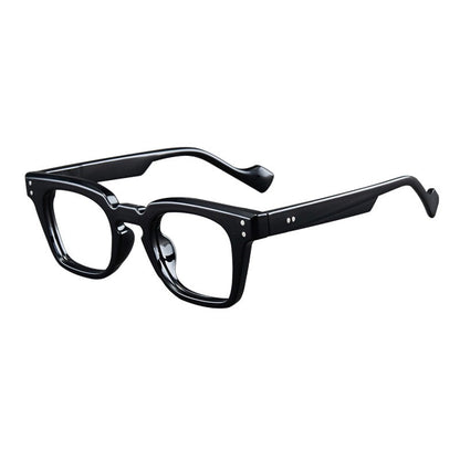 new square frame reading glasses retro printing glasses frame men women high-definition presbyopia glasses farsighted glasses