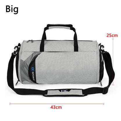 Bolsa de Ginástica Masculina Seca e Molhada para Yoga Feminina Treino Mala de Viagem Sacola de Esporte Ao Ar Livre Natação Sapatos Femininos Fitness Bolsa de Ombro de Fim de Semana
