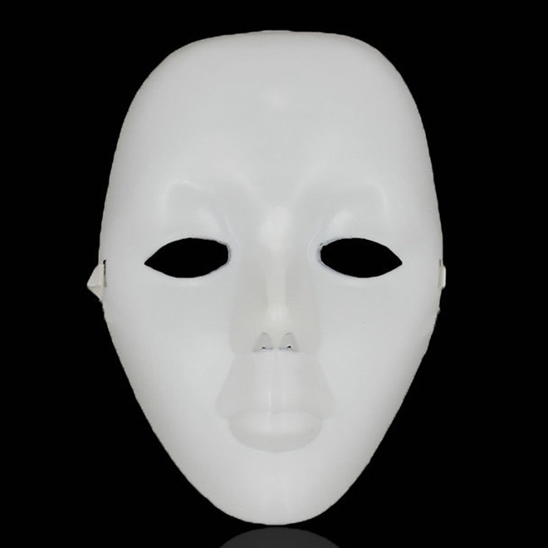 New Plastic Full Face Masks Street Dance Mask Masquerade Dance Mask Halloween Street Dance Mask For Cosplay Party Props